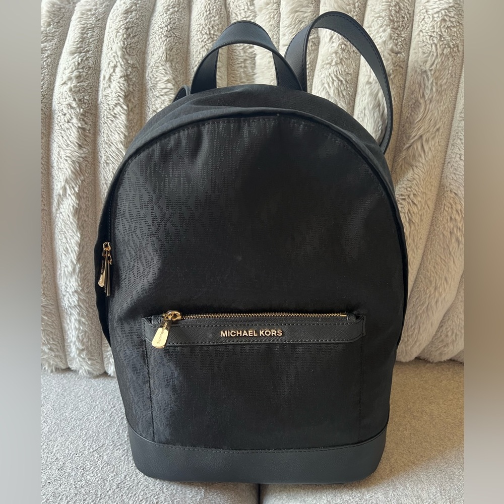 Michael Kors Black Nylon Backpack